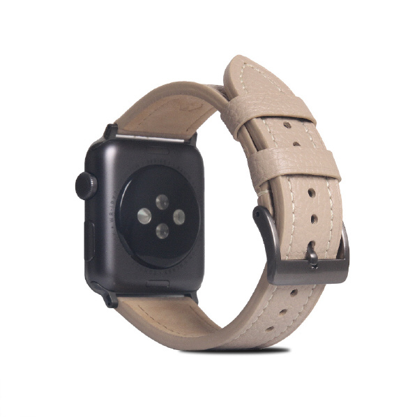 SLG Design Apple Watch 49/45/44/42mm用FULL GRAIN LEATHER BAND ライトクリーム SD21966AWLC