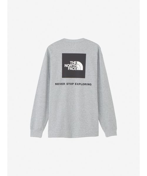 L/S Back Square Logo Tee (ロングスリーブバックスクエアロゴティー)