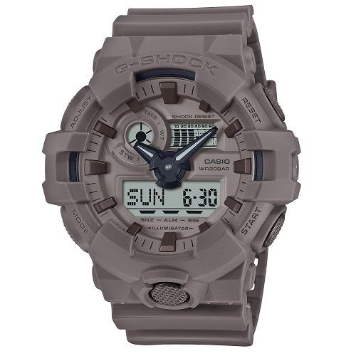 カシオ GA-700NC-5AJF G-SHOCK ANALOG-DIGITAL Natural color 20気圧防水 スーパーイルミネーター