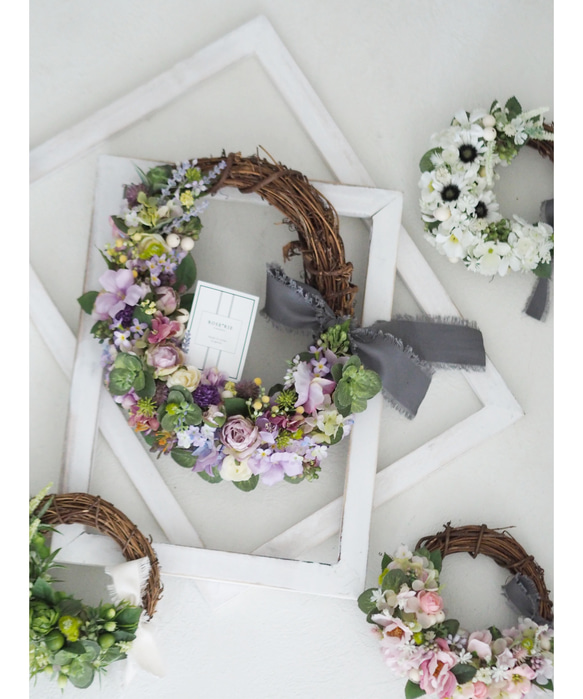 Mix Flower HalfWreath (your choice）