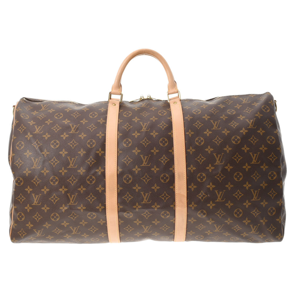 LOUIS VUITTON ルイヴィトン モノグラム キーポルバンドリエール60 旧型 ブラウン M41412 ユニセックス モノグラムキャンバス ボストンバッグ ABランク 中古 