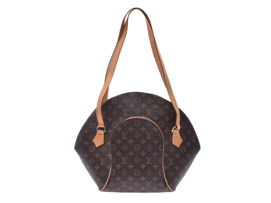 ルイヴィトン モノグラム エリプスショッピング ブラウン M51128 レディース 本革 ショルダーバッグ Bランク LOUIS VUITTON 中古 