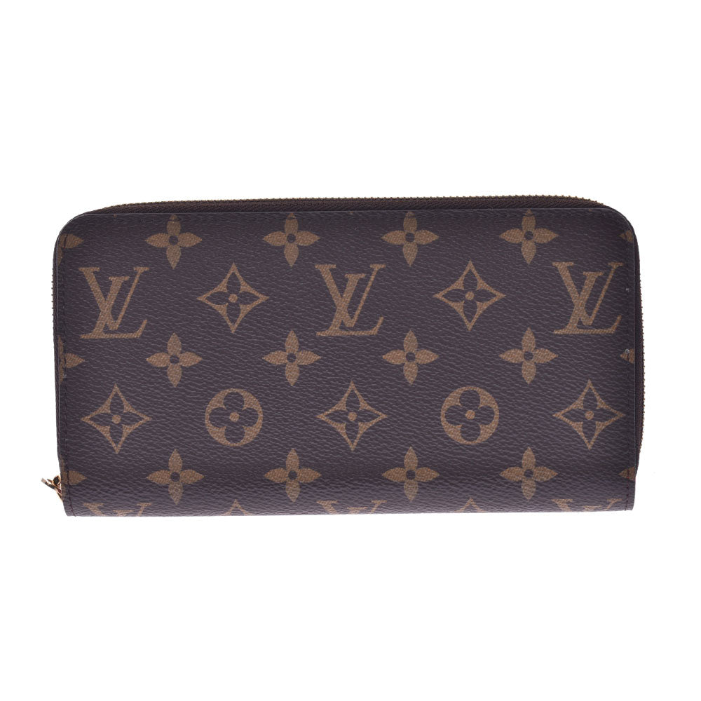 LOUIS VUITTON ルイヴィトン モノグラム ジッピーウォレット コクリコ M41896 ユニセックス 長財布 Aランク 中古 