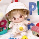 3点セット ミニ洋服 20cm 着せ替えぬいぐる服 幼稚園の服 ぬいぐるみ用服コスチューム 着せ替え人形洋服 日常服人形 綿人形衣装 ドールウェア アクセサリー