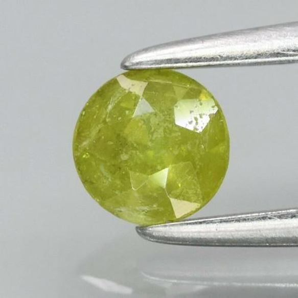 天然石 デマントイド ガーネット ルース 0.25ct 非加熱 マダガスカル産　綺麗なグリーンカラー！