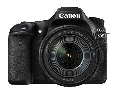 Canon デジタル一眼レフカメラ EOS 80D レンズキット EF-S18-135mm F3.5-5.6 IS USM 付属 EOS80D18135USMLK【中古品】