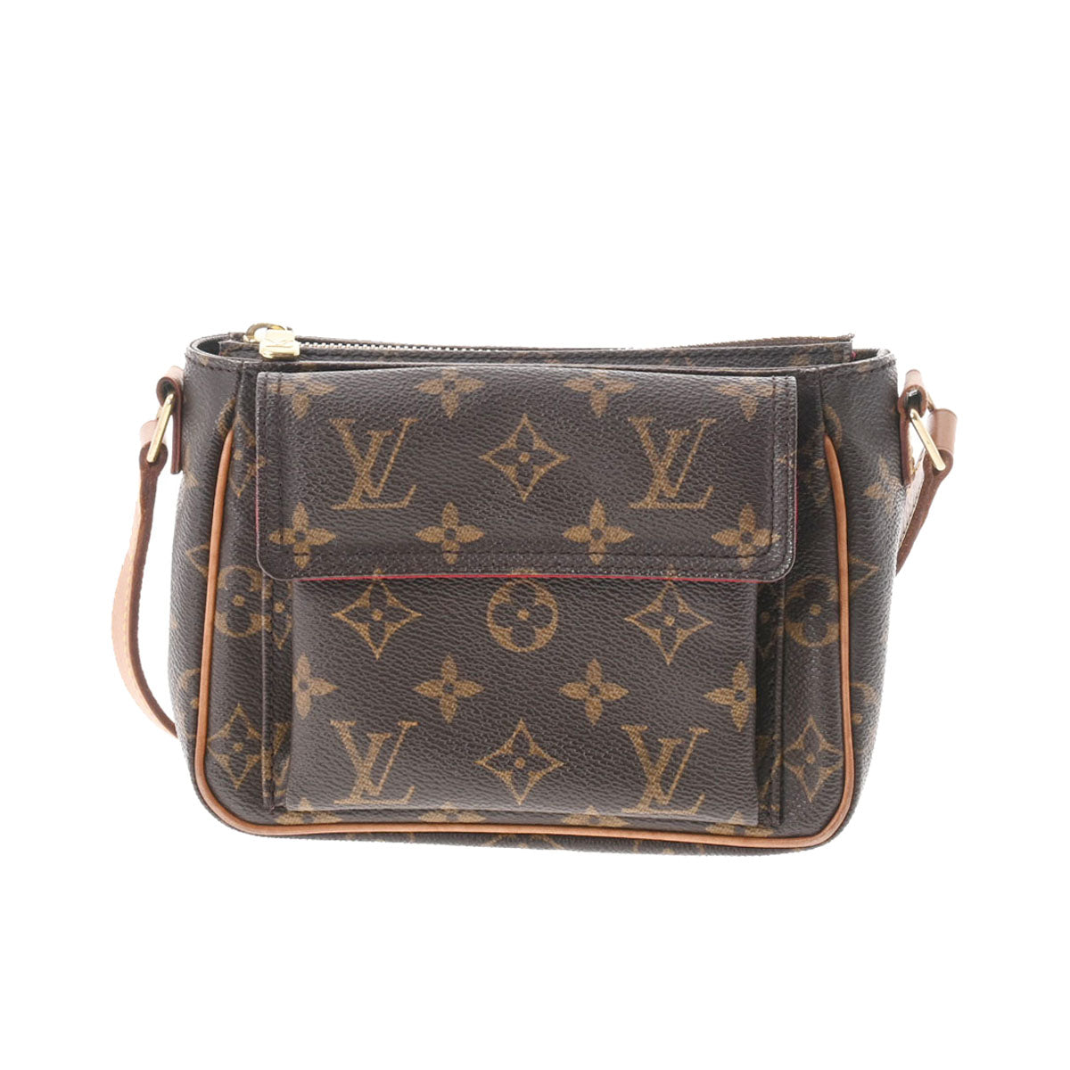 LOUIS VUITTON ルイヴィトン モノグラム ヴィバシテ PM ブラウン M51165 レディース モノグラムキャンバス ショルダーバッグ Bランク 中古 