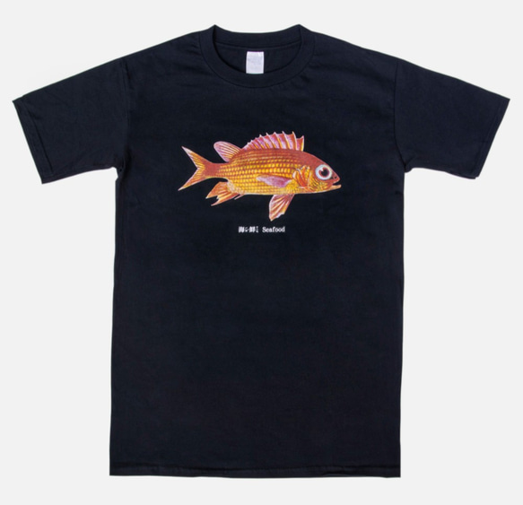 T-Shirt：海鮮 Seafood（Black/White Colors）