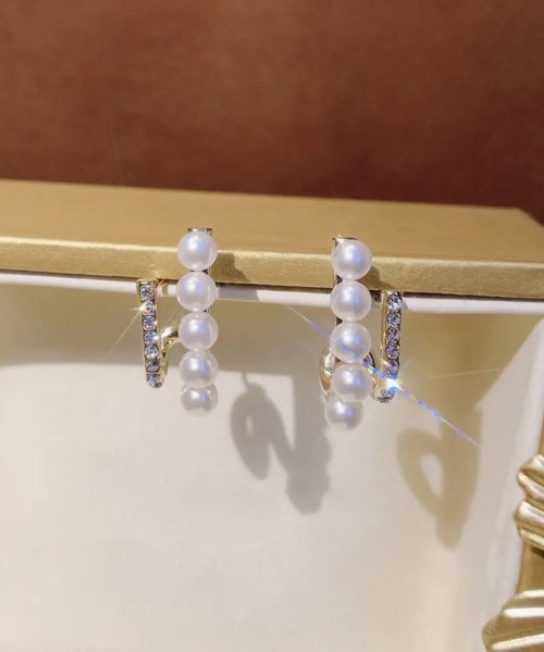 ピアス アクセサリー ゴールド フープピアス