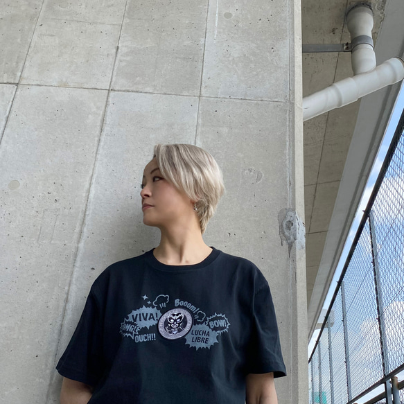 刺繍ワッペン☆T-shirt／マスクマンだった人2024 7.1oz