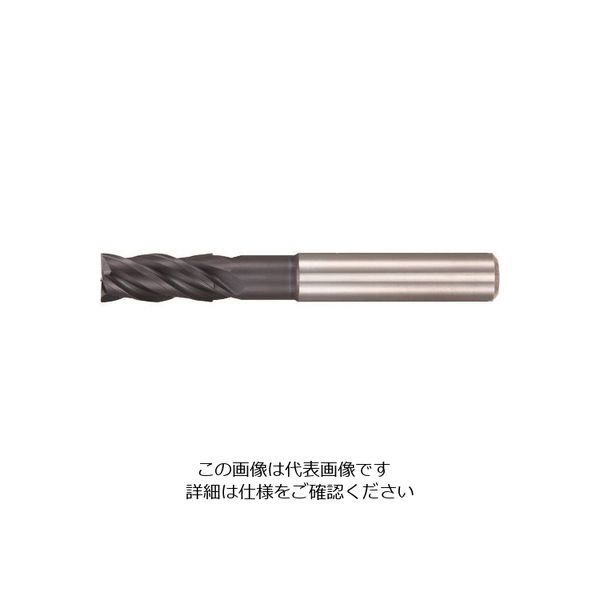 グーリング 4枚刃エンドミル ロングネックFIREコート 12mm 3837 12.000 181-5615（直送品）