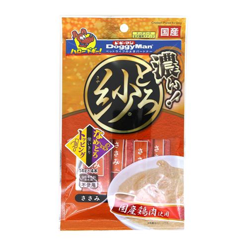 ドギーマンハヤシ食品営業部 とろ紗 ささみ 14g×4本