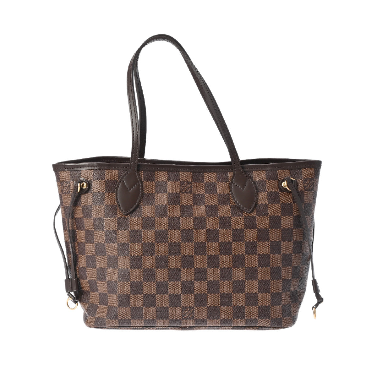 LOUIS VUITTON ルイヴィトン ダミエ ネヴァーフル PM ポーチ付 ブラウン N41359 レディース ダミエキャンバス ハンドバッグ ABランク 中古 