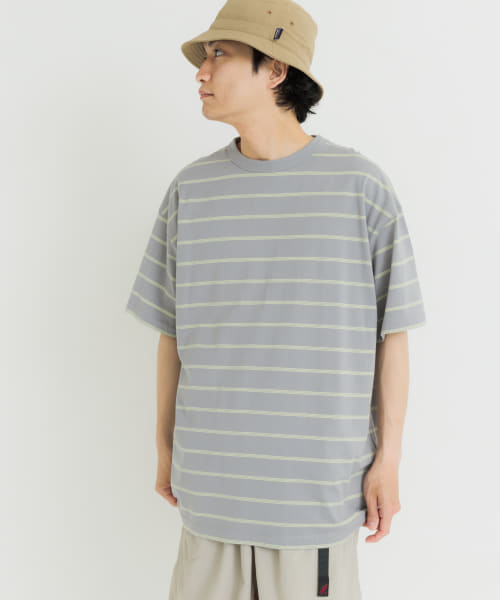 EKAL/ネイチャーボーダーショートスリーブTシャツ