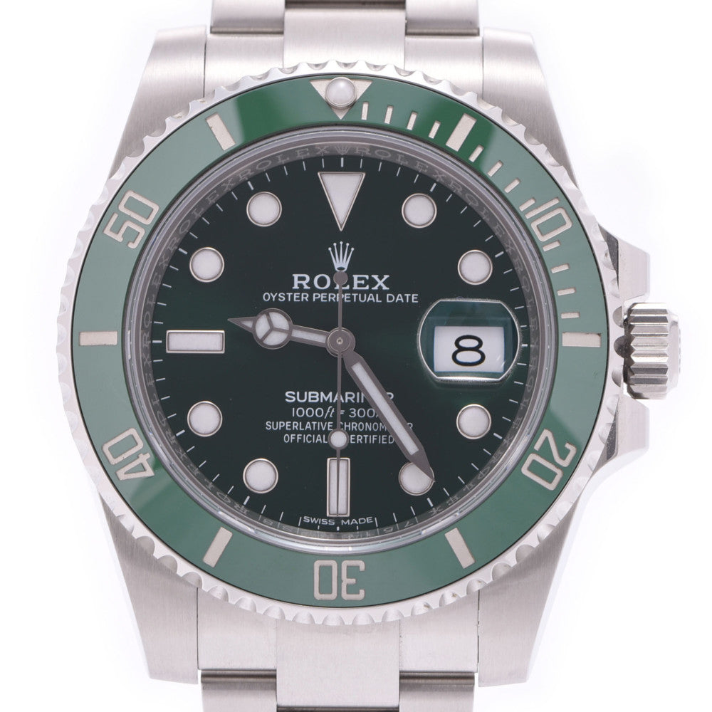 【現金特価】ROLEX ロレックス サブマリーナ 116610LV メンズ SS 腕時計 自動巻き 緑文字盤 未使用 