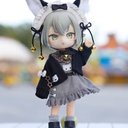 ネコ　服　ワンピース　カーディガン　オビツ11 ねんどろいどどーる　ピコニーモp 猫耳　ドール　人形　着せ替え