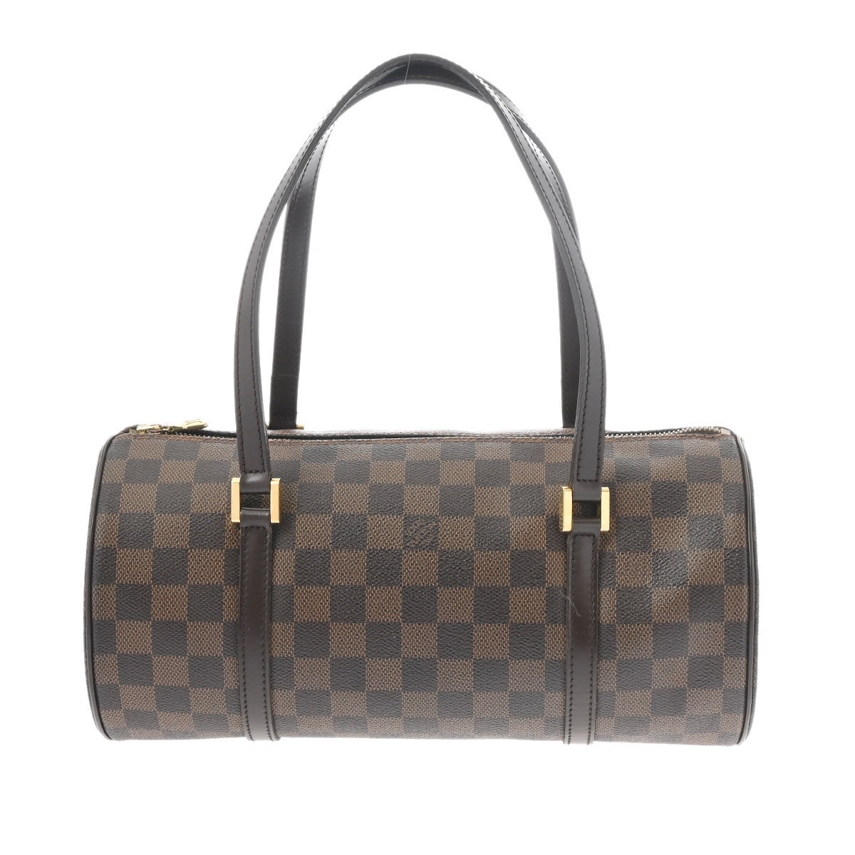 LOUIS VUITTON ルイヴィトン ダミエ パピヨン 30 ブラウン N51303 レディース ダミエキャンバス ハンドバッグ Bランク 中古 