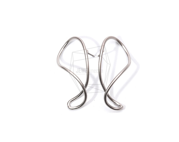 ERG-920-MR【2個入り】メビウスピアス,Mobius Earrings/18mm X 29mm