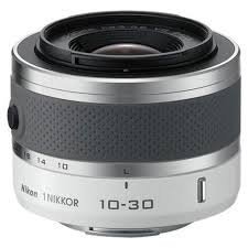 ニコン Nikon 1 NIKKOR (ワンニッコール) VR 10-30mm f/3.5-5.6 ホワイト 1NVR10-30 wh【中古品】