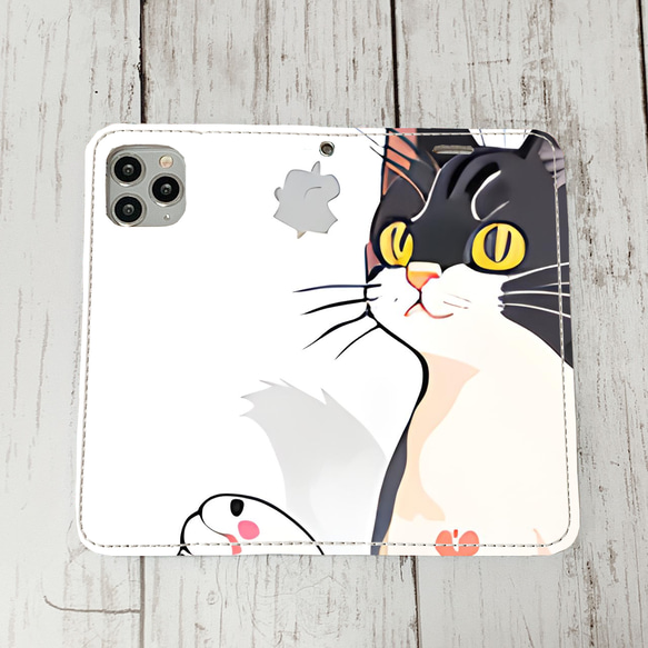 iphoneケース1-4-36 iphone 手帳 ねこ・猫・ネコ 箱1 かわいい アイフォン iface