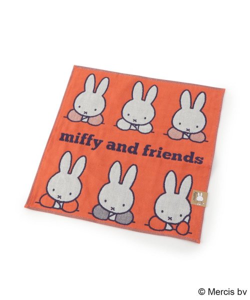 ◆Dick Bruna miffy 三重ガーゼハンカチ ミッフィー＆フレンズ