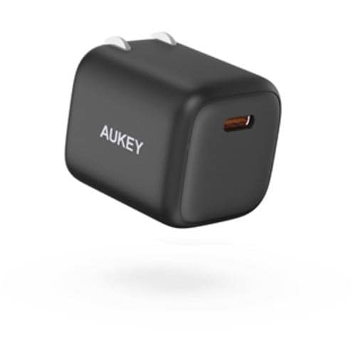 AUKEY PA-B1S-BK USB充電器 Omnia Mini 20WⅡ PD対応 折りたたみ式 USB-C 1ポート ブラック