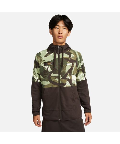 NIKE/AS M NK DF FLC HD FZ CAMO