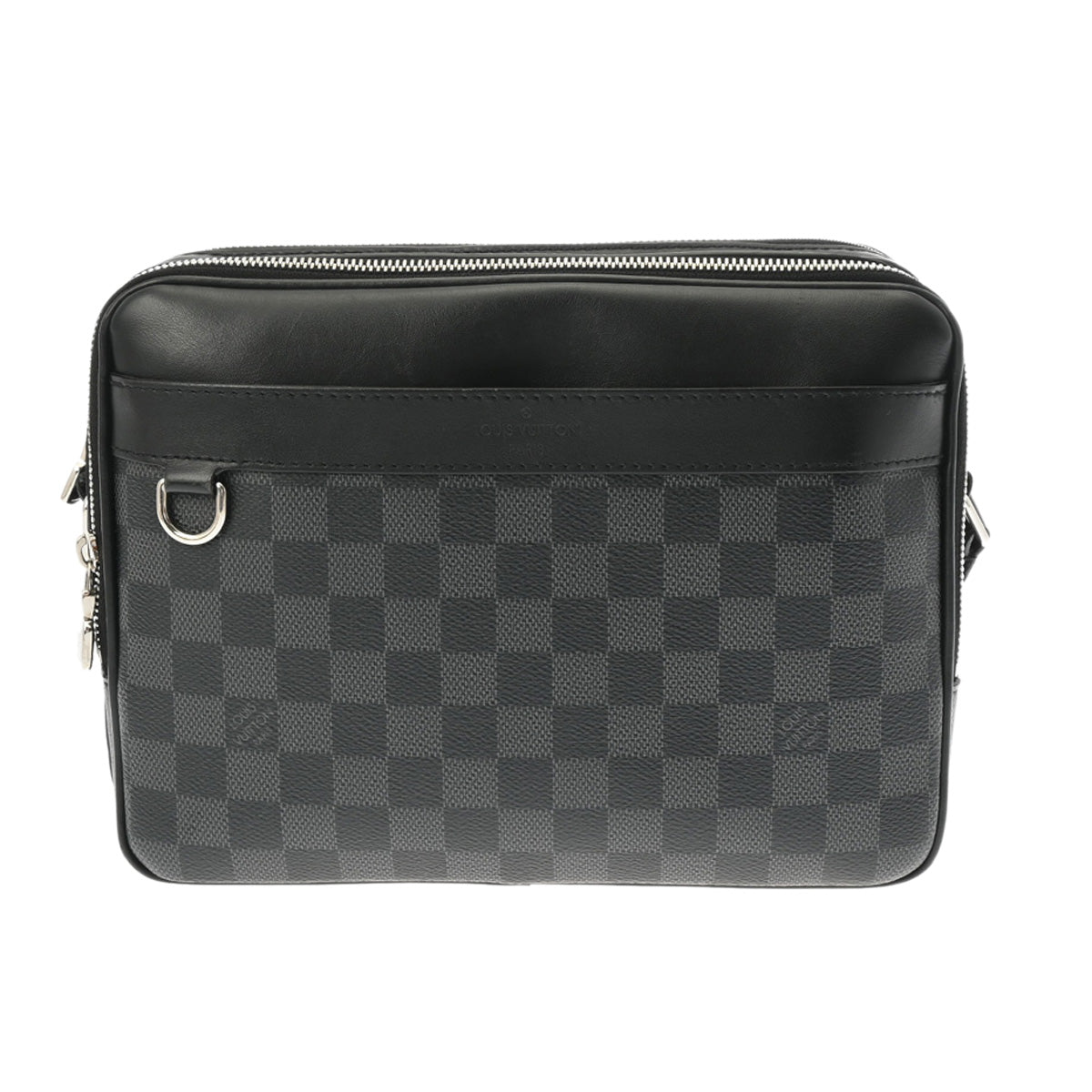 LOUIS VUITTON ルイヴィトン ダミエグラフィット トロカデロ メッセンジャー 黒/グレー N40087 メンズ ダミエグラフィットキャンバス ショルダーバッグ ABランク 中古 