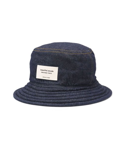 ビューティフルピープル ハット beautiful people left hand twill denim bucket hat 帽子 511943