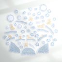 フレークシール【Nemophila】38デザイン 60枚入