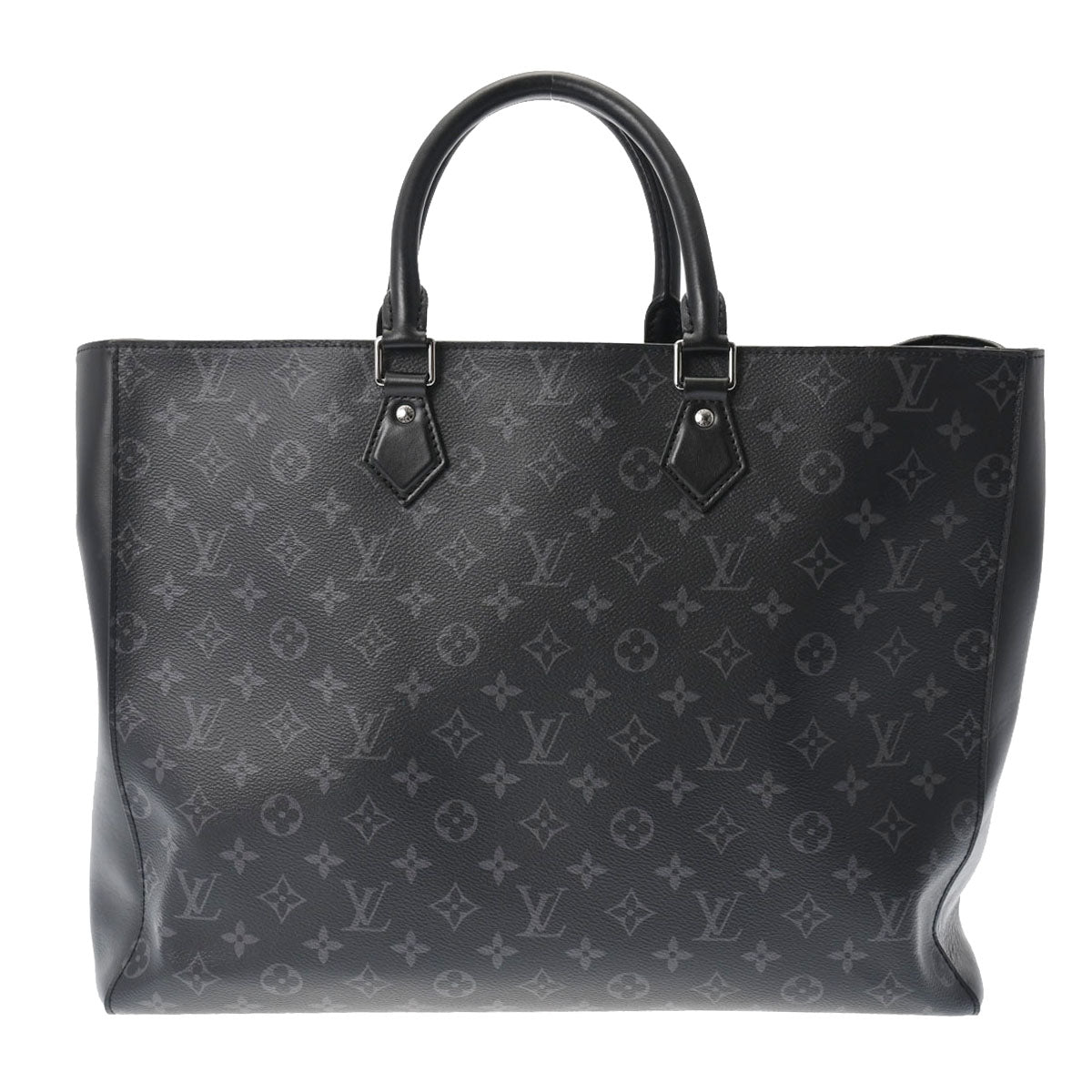 LOUIS VUITTON ルイヴィトン モノグラム エクリプス グランサック 黒/グレー M44733 メンズ モノグラムキャンバス トートバッグ Aランク 中古 