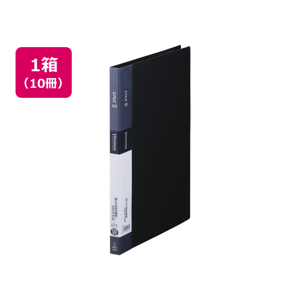 キングジム シンプリーズZファイル A4タテ とじ厚12mm 黒 10冊 F139075-578SPｸﾛ