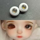 【12mm14mm16mm18mm】 ドールアイ ハンドメイドドール bjd 目 サイズ12/6 オビツ11アイ-4632