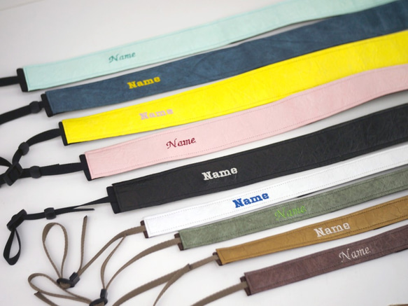 【名入れ刺繍入り】 Camera Strap タイベックカメラストラップ ネック デジカメ・コンパクトカメラ・携帯