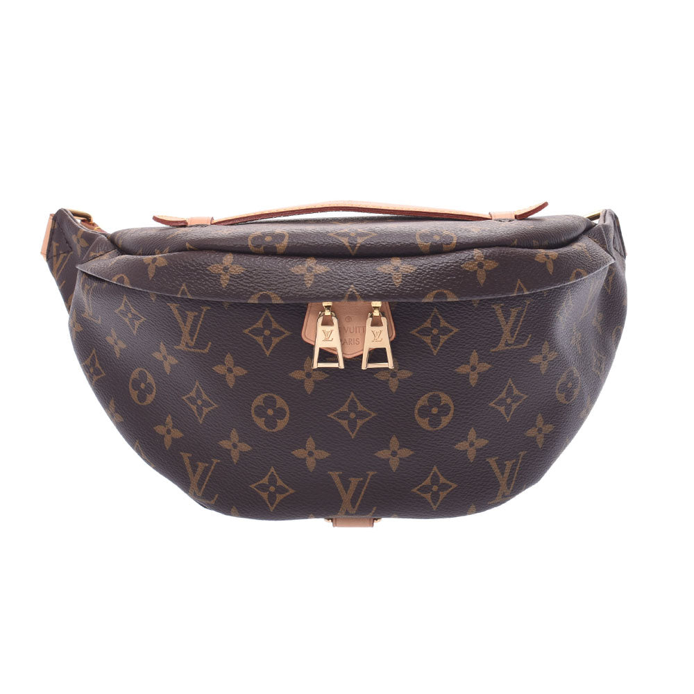 LOUIS VUITTON ルイヴィトン モノグラム バムバッグ ボディバッグ ブラウン M43644 ユニセックス モノグラムキャンバス ウエストバッグ Aランク 中古 