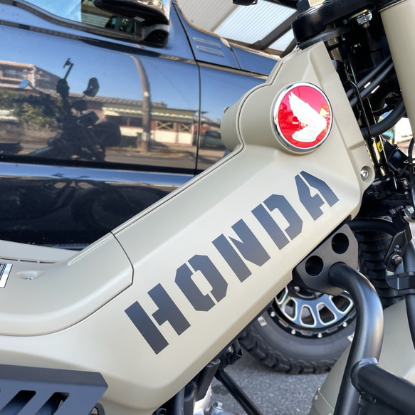 ハンターカブ ステッカー  AタイプHONDA デカール2枚 ミリタリー系 ステンシル カッティング CT125