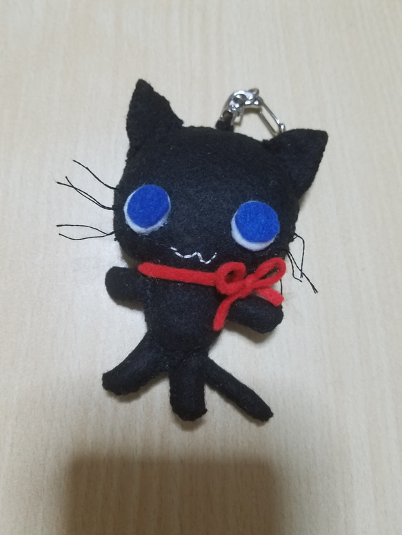 ちび黒猫ちゃんキーホルダー