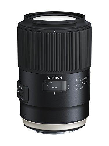 TAMRON 単焦点マクロレンズ SP90mm F2.8 Di MACRO 1:1 VC USD キヤノン用 フルサイズ対応 F017E【シフトブレ対応】【中古品】