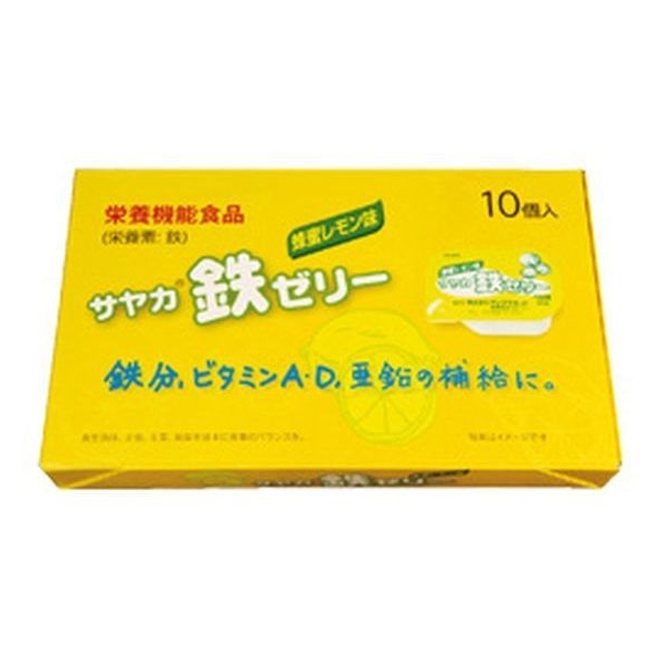 サンプラネット サヤカ 鉄ゼリー 蜂蜜レモン味 30g×10個 FCN2177