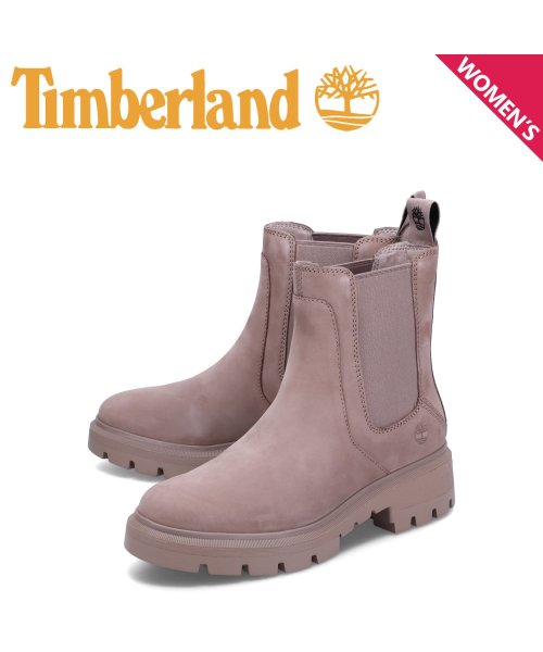 ティンバーランド Timberland ブーツ サイドゴア チェルシー レディース 厚底 CORTINA VALLEY CHELSEA ブラウン A41EW