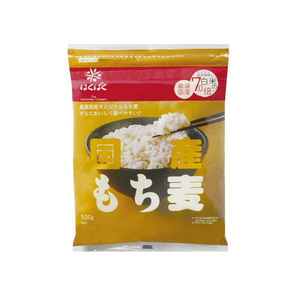 はくばく 国産もち麦 500G FCC0433