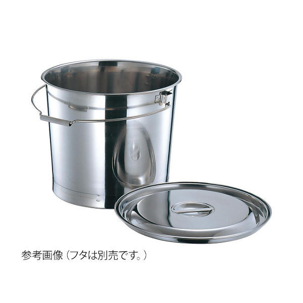 オオモリ バケツ(KU) 15L 目盛付 315φ×260 OM 00102802 1個 63-2571-80（直送品）