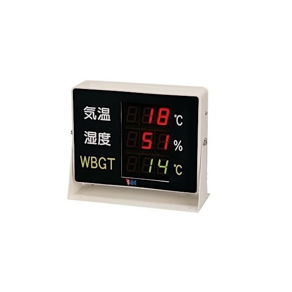 日本セック WBGT熱中症対策 LED表示機 WBGT-IM01 1個 64-8812-29（直送品）