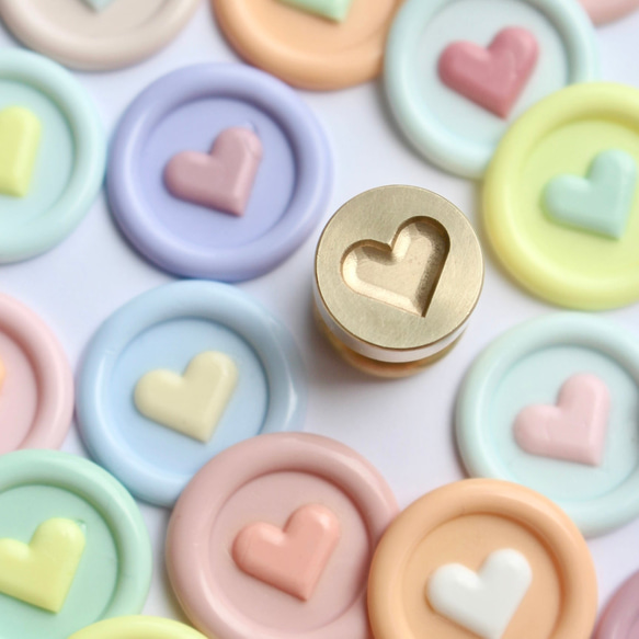 Wax seal stamp │ Mini Heart  │ シーリングスタンプ【15mm】