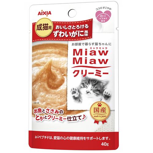 アイシアＭｉａｗＭｉａｗクリーミーパウチ ずわいがに風味４０ｇ