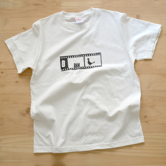 ホトリフィルム柄Tシャツ（コットン）