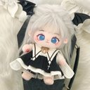 4点セット ミニ洋服 20cm 着せ替えぬいぐる服 ぬいぐるみ用服コスチューム 天使の牧歌 修道女の小さな翼のマント 着せ替え人形洋服 日常服人形 綿人形衣装 ドールウェア アクセサリー