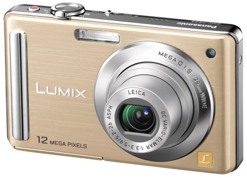 Panasonic デジタルカメラ LUMIX (ルミックス) FS25 ゴールド DMC-FS25-N【中古品】