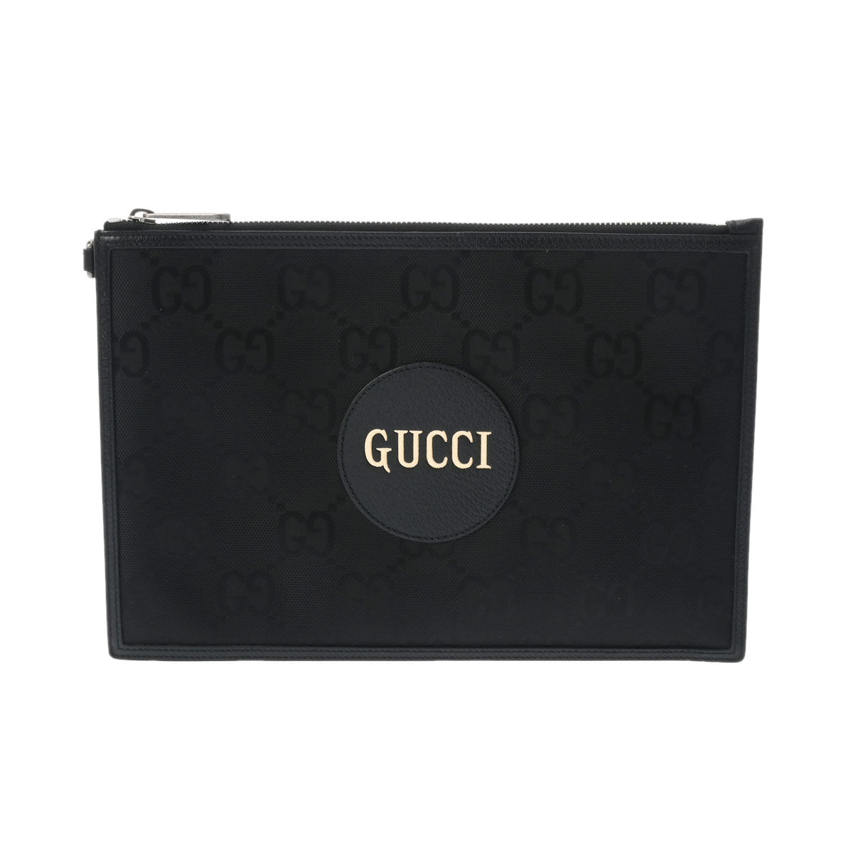 GUCCI グッチ オフザグリッド GG柄 黒 625598 レディース ナイロン/レザー クラッチバッグ 新同 中古 