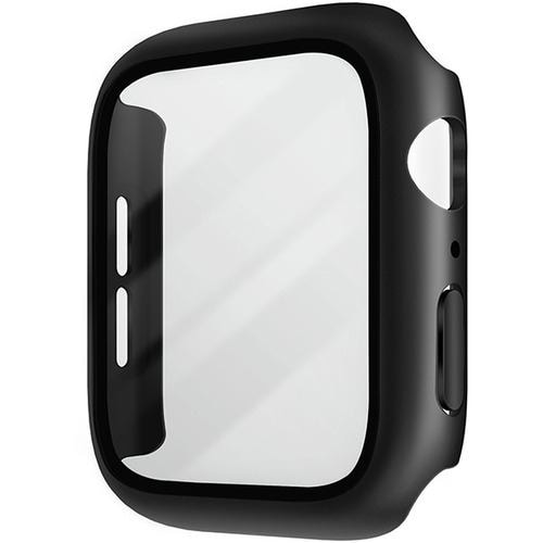 KENZAN UNIQ-44MM-NAUBLK Apple Watch 44MM CASE with IP68 TEMPERED GLASS Screen Protection NAUTIC MIDNIGHT BLACK UNIQ44MMNAUBLK